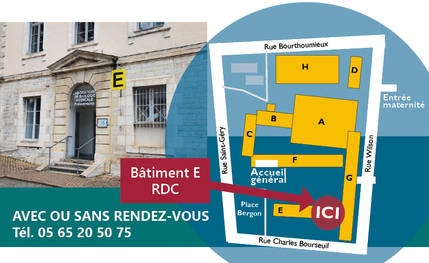 Besoin d’une prise de sang ? un prélèvement ?