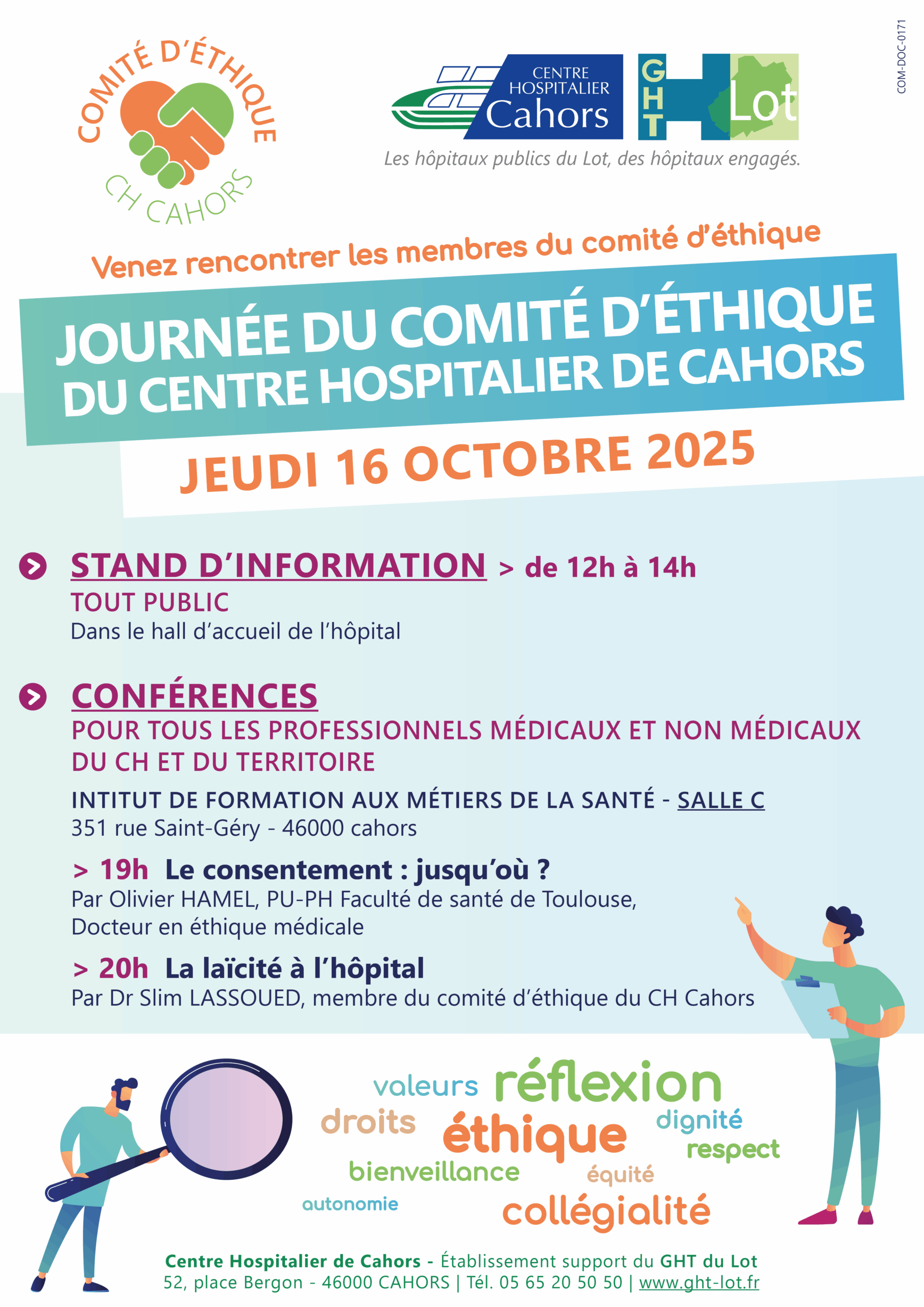 Journée du comité d’éthique du CH Cahors
