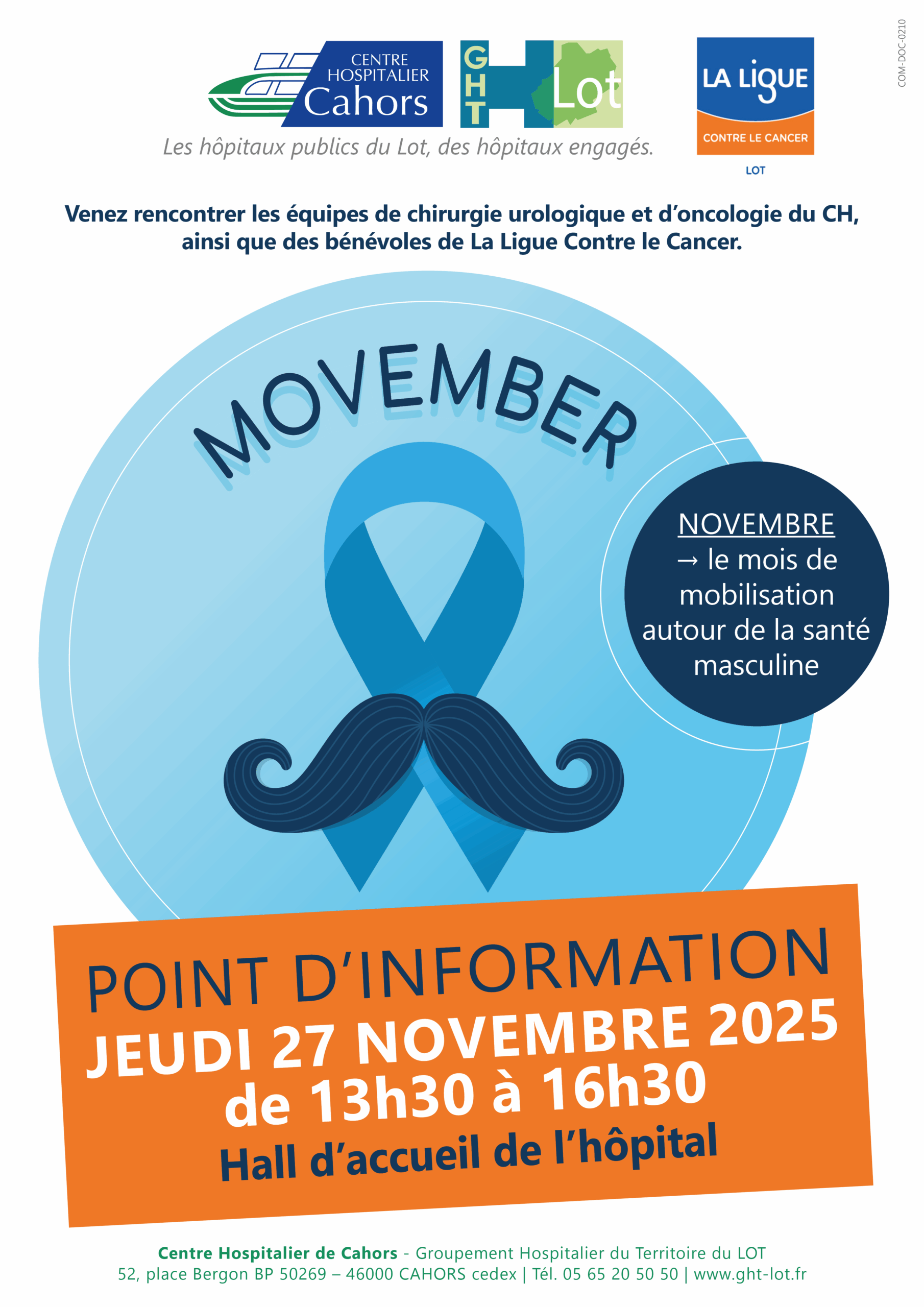 MOVEMBER au CH de Cahors