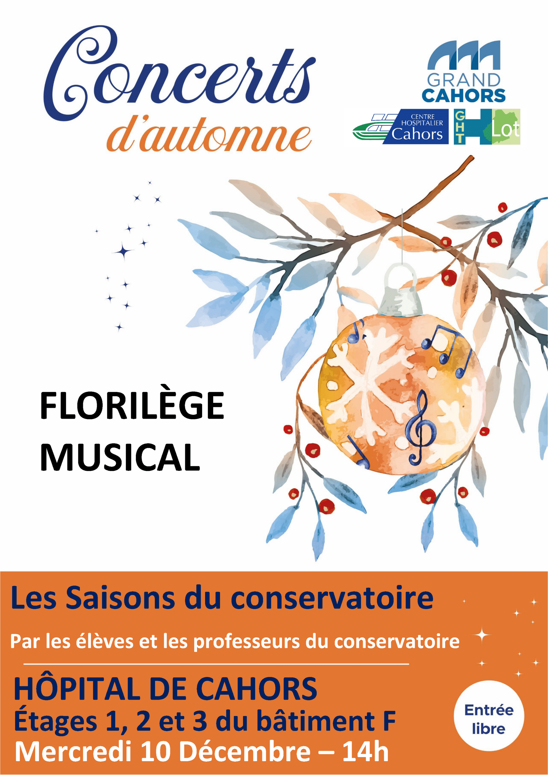 🎼 Florilège musical au Centre Hospitalier de Cahors 🎺