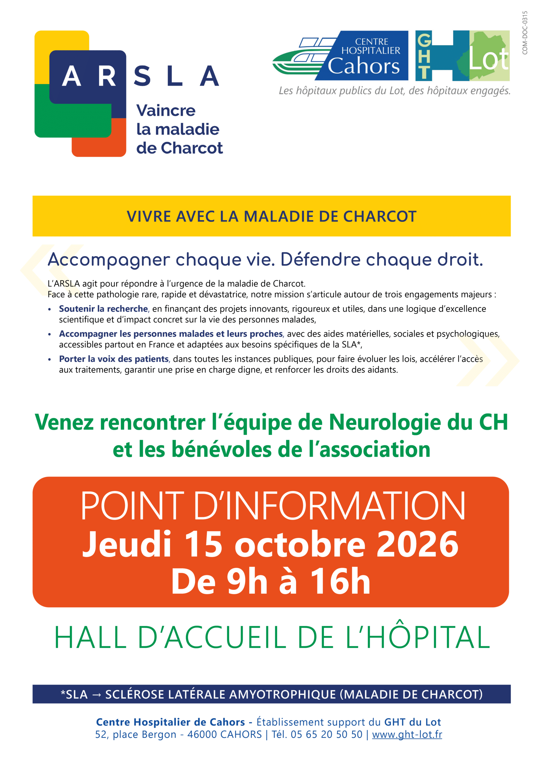 CH Cahors | Stand ARSLA